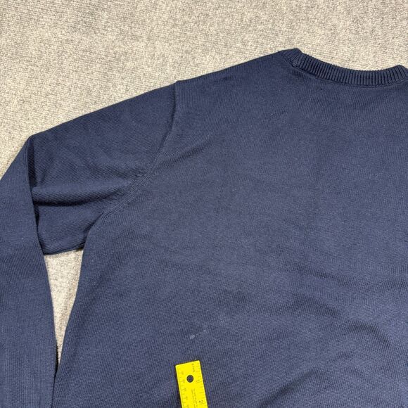 Vtg Chaps American Flag Sweater Mens XXL Blue Crewneck Patriotic USA - Picture 10 of 11